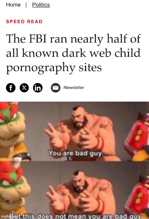 image tagged in you are bad guy | made w/ Imgflip meme maker