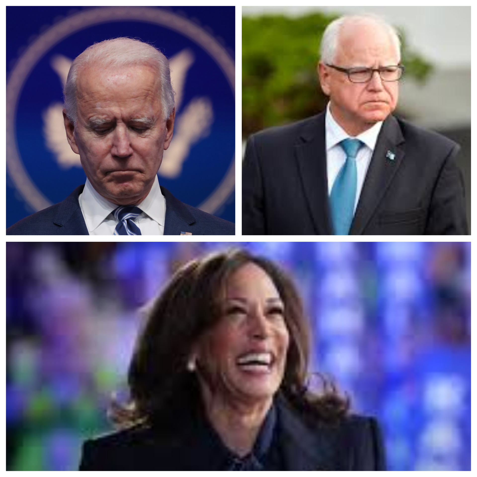 Biden, walz, kamala Blank Meme Template