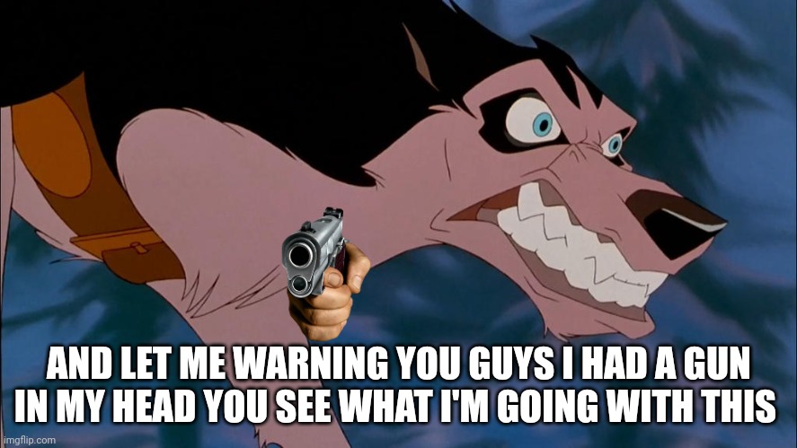 Let Me Warning You Guys | AND LET ME WARNING YOU GUYS I HAD A GUN IN MY HEAD YOU SEE WHAT I'M GOING WITH THIS | image tagged in steele | made w/ Imgflip meme maker