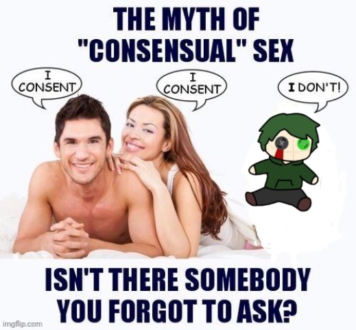 The myth of consensual X but blank | image tagged in the myth of consensual x but blank | made w/ Imgflip meme maker