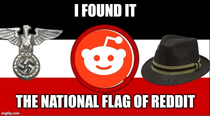 Guys look | I FOUND IT; THE NATIONAL FLAG OF REDDIT | image tagged in reddit flag | made w/ Imgflip meme maker