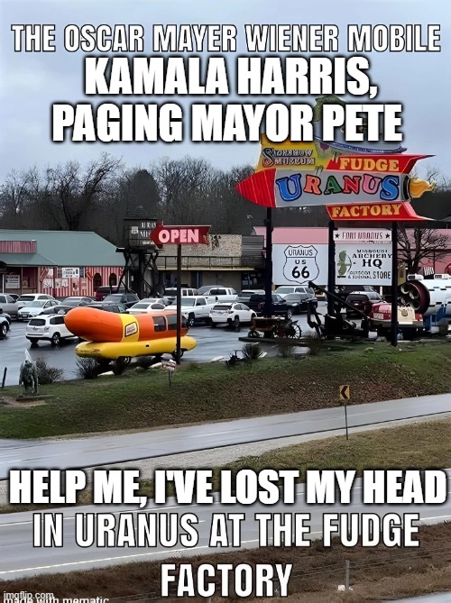 Paging Kamala Harris | KAMALA HARRIS, PAGING MAYOR PETE; HELP ME, I'VE LOST MY HEAD | image tagged in paging kamala harris | made w/ Imgflip meme maker