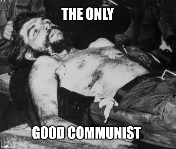 only good commie | THE ONLY; GOOD COMMUNIST | image tagged in communist | made w/ Imgflip meme maker