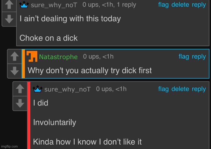 Hello everybody, on today’s episode of ‘Nat being a bitchass’ we have this shit | made w/ Imgflip meme maker