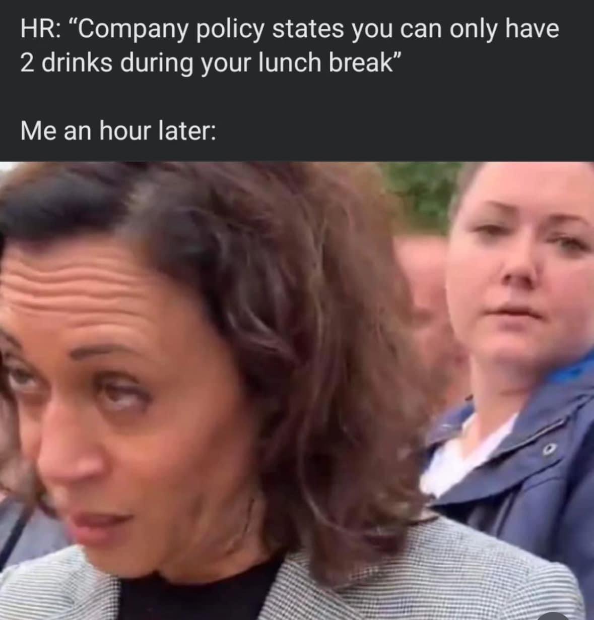 Kamala Been Drinking Blank Meme Template