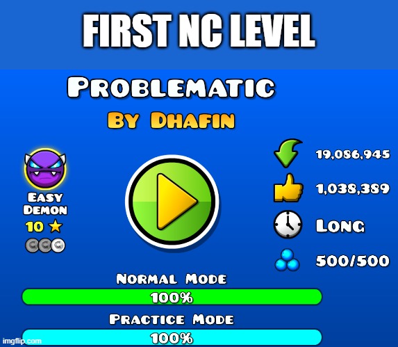 First Nine Circles level baby | FIRST NC LEVEL | made w/ Imgflip meme maker