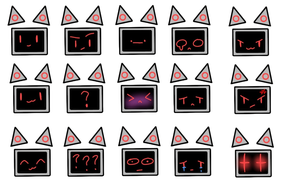 High Quality Transparent CC expression sheet Blank Meme Template