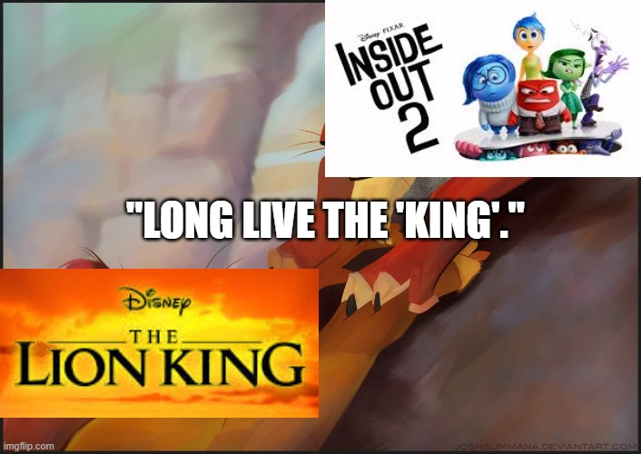 A dark age ends | "LONG LIVE THE 'KING'." | image tagged in long live the king | made w/ Imgflip meme maker