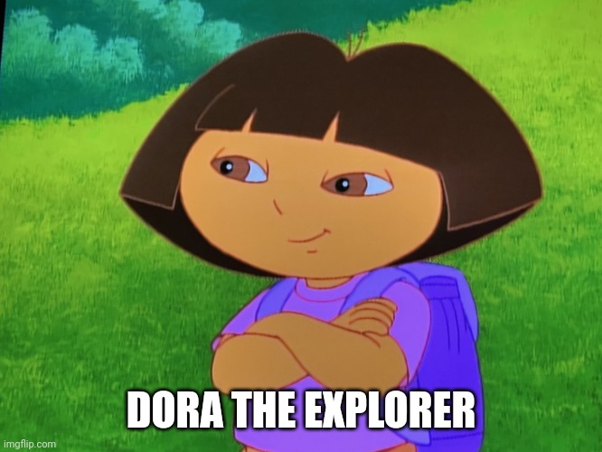 Smug Dora | DORA THE EXPLORER | image tagged in smug dora | made w/ Imgflip meme maker