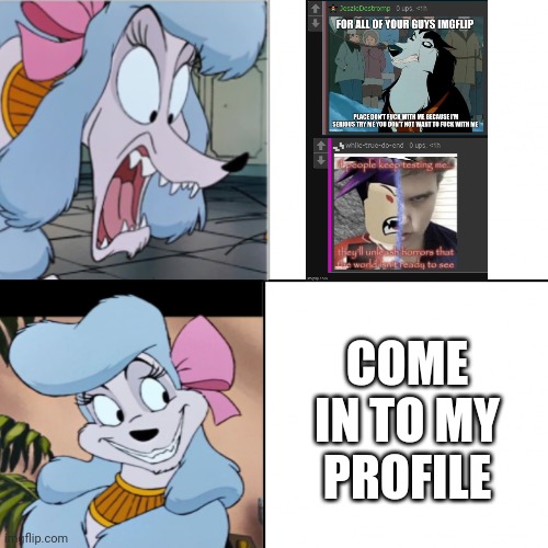 I Like It Or Not | COME IN TO MY PROFILE | image tagged in georgette | made w/ Imgflip meme maker