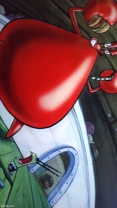 Naked Krabs | image tagged in naked krabs | made w/ Imgflip meme maker