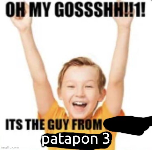 IT’S THE GUY FROM SKIBIDI TOILET!!! | patapon 3 | image tagged in it s the guy from skibidi toilet | made w/ Imgflip meme maker