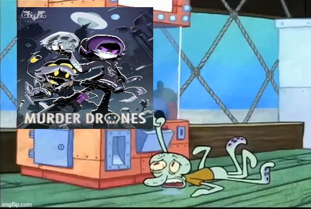 Squidward really wants murder drone | image tagged in squid claw game | made w/ Imgflip meme maker