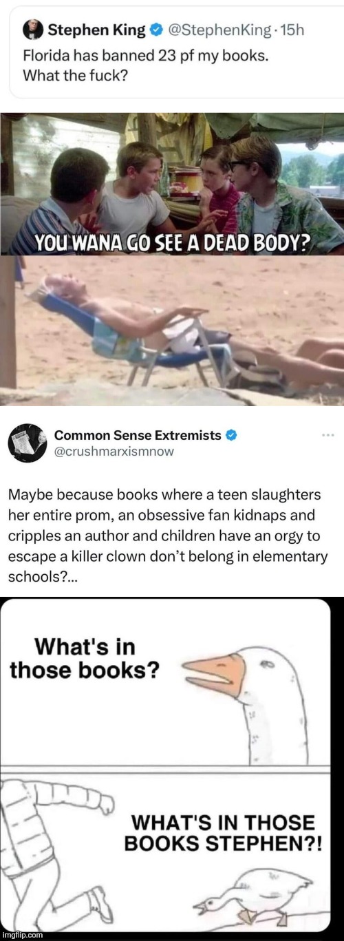 Stephen King is creepy | image tagged in stephen king,creepy,creeper | made w/ Imgflip meme maker