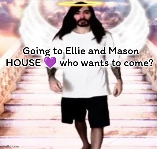 Or I can grab smth on the way for someone if ya want | Going to Ellie and Mason HOUSE 💜 who wants to come? | image tagged in charlie,chuu,ellie and mason house | made w/ Imgflip meme maker