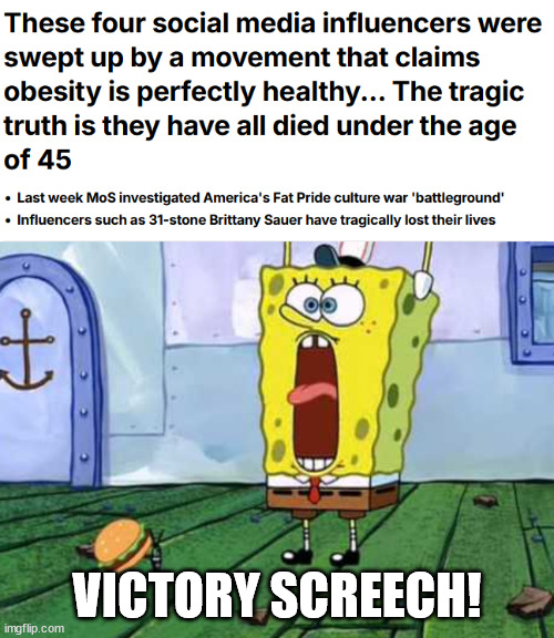 VICTORY SCREECH! | image tagged in victory screech,memes,conservatives | made w/ Imgflip meme maker