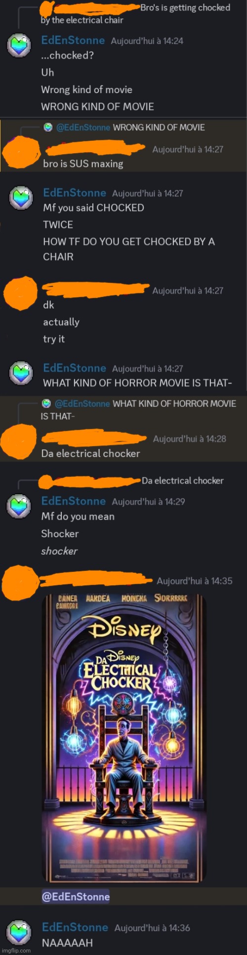 Da electrical chocker | made w/ Imgflip meme maker