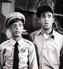 Barney Fife and Gomer Pyle Blank Meme Template