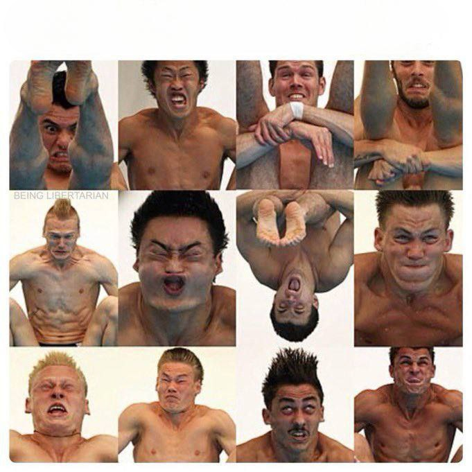 Different underwater expression Blank Meme Template