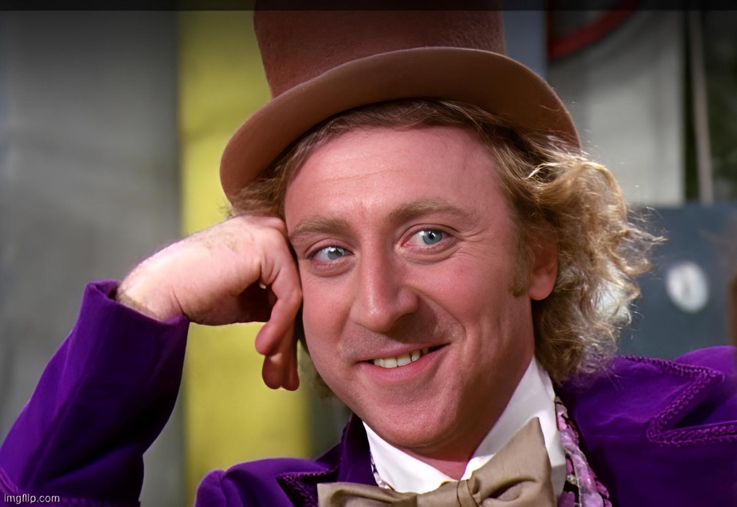 High Quality Willy Wonka Blank Meme Template