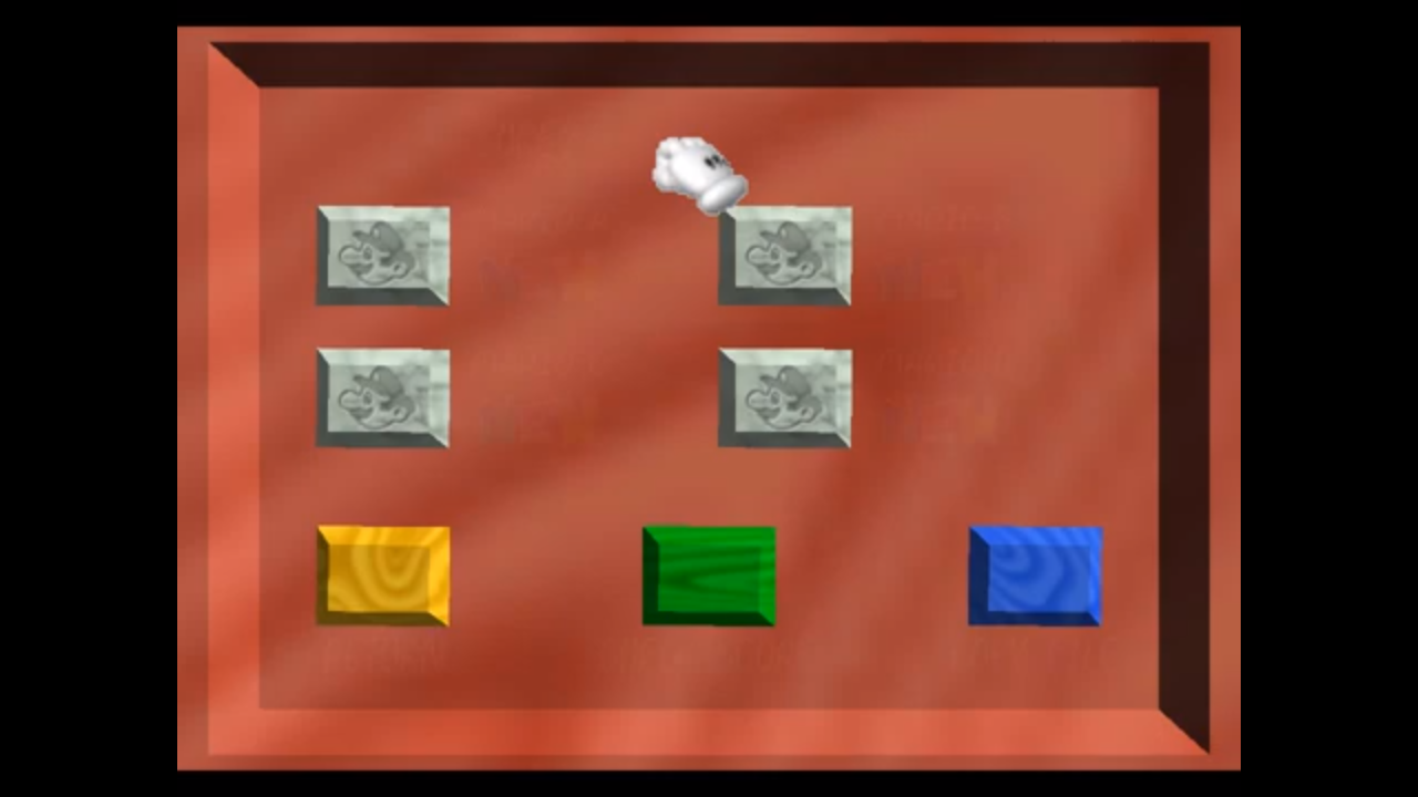 High Quality Super Mario 64 Save Data glitch Blank Meme Template