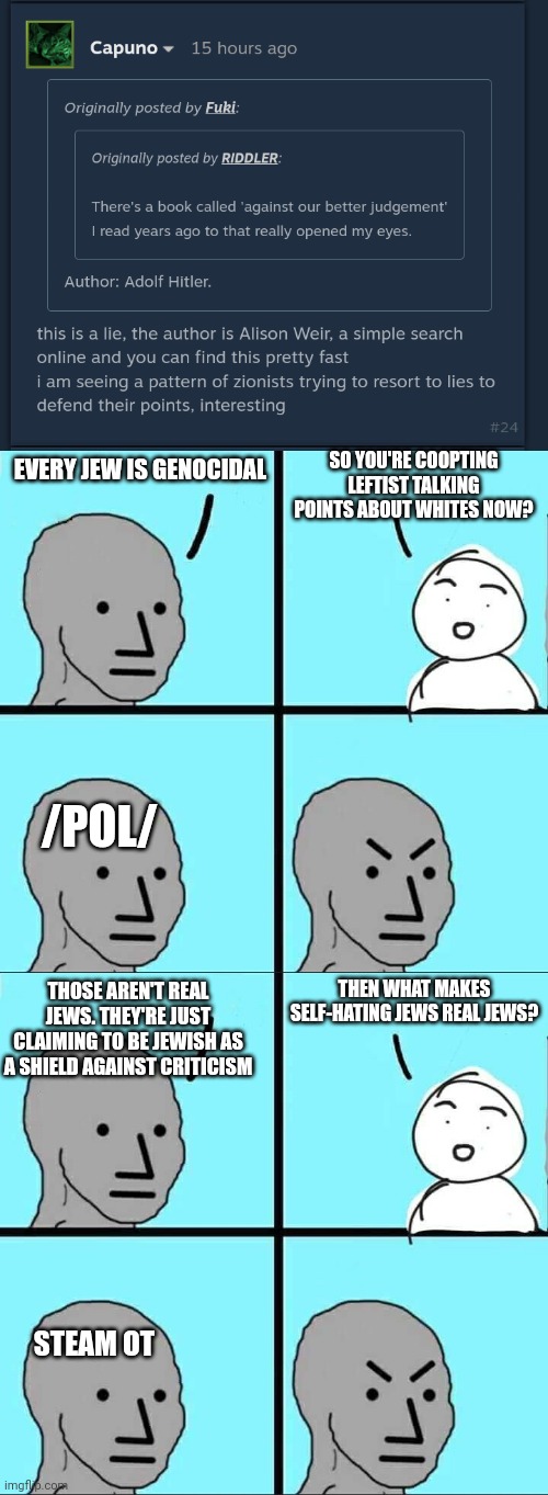 Image tagged in npc meme