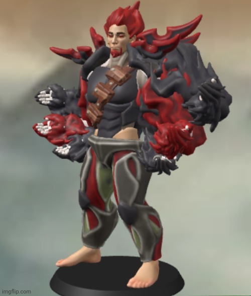 Rp with Ikari but he's made with Hero forge cuz I'm too lazy to draw him actually right now | made w/ Imgflip meme maker