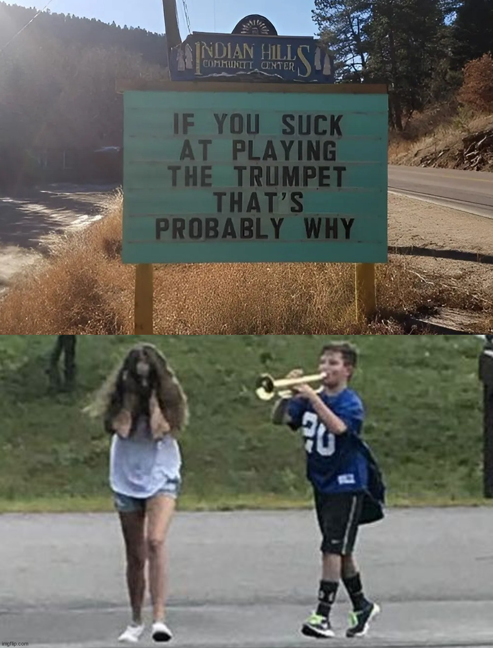 You have to blow and not suck | image tagged in trumpet boy | made w/ Imgflip meme maker