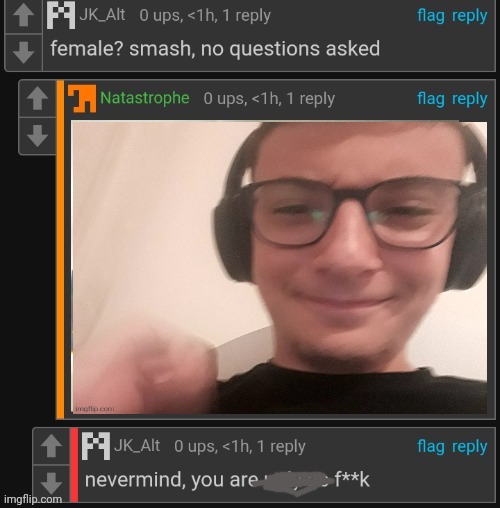 Nvm you're fuck | made w/ Imgflip meme maker