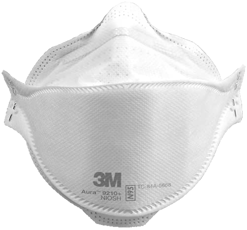 3M Aura 9210+ N95 respirator Blank Meme Template