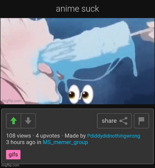 So you are telling me andrew commented on this post and didn't disapproved it but y'all snowflakes cried | made w/ Imgflip meme maker