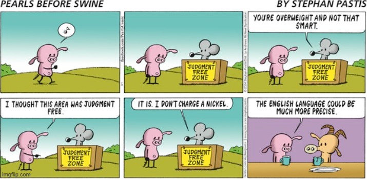 Pearls before swine | image tagged in comics | made w/ Imgflip meme maker