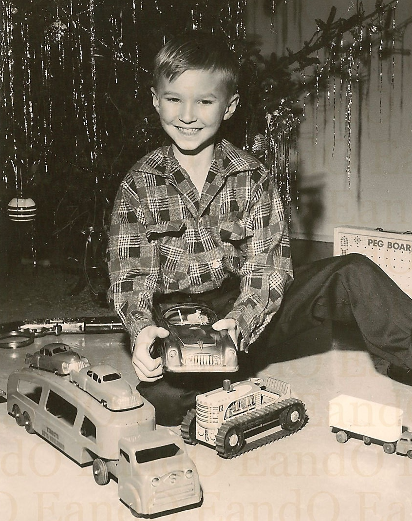 High Quality 1950s boy trucks toys Christmas USA Blank Meme Template