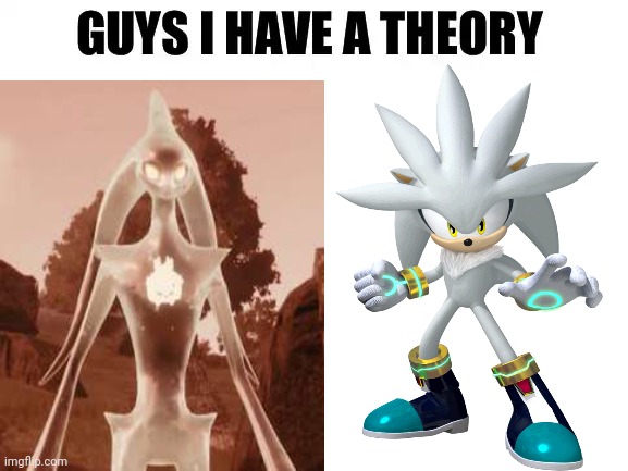 Behold sonic I can swim | image tagged in guys i have a theory,funny memes,memes,dank memes | made w/ Imgflip meme maker