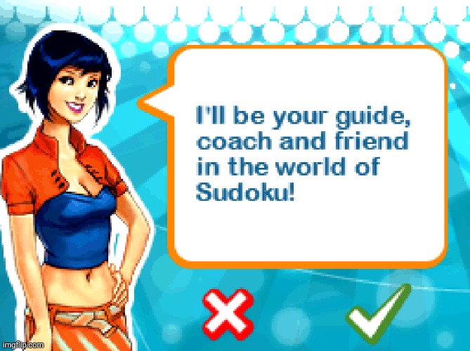 Sudoku girl | image tagged in sudoku girl | made w/ Imgflip meme maker