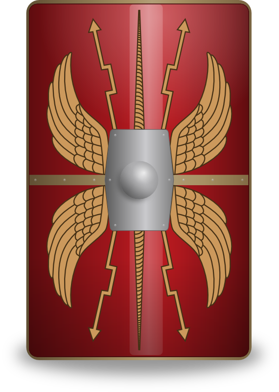 Roman Legion Shield Scutum Blank Meme Template