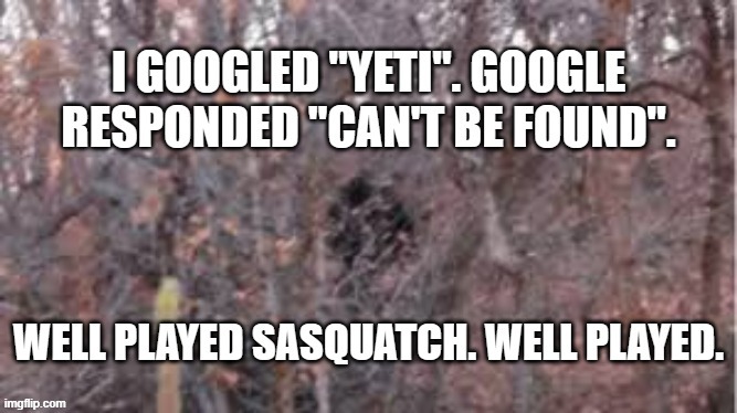 memes by Brad - Bigfoot, Sasquatch, and Yeti can be confusing humor | image tagged in funny,fun,bigfoot,yeti,sasquatch,humor | made w/ Imgflip meme maker