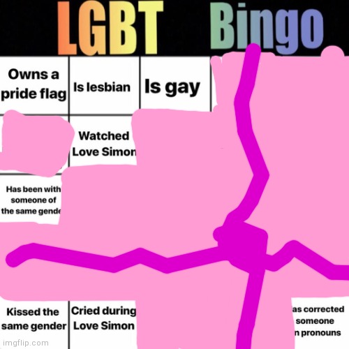 LGBTQ bingo | image tagged in lgbtq bingo | made w/ Imgflip meme maker