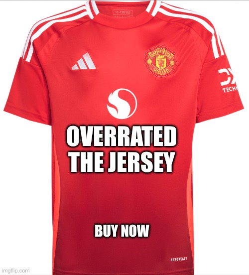 Ovvreated | OVERRATED
THE JERSEY; BUY NOW | image tagged in memes,funny | made w/ Imgflip meme maker