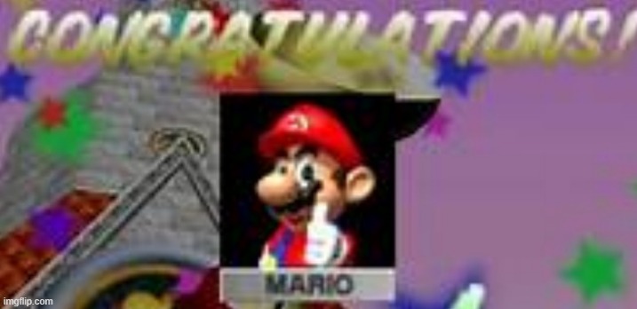 Mario congratulations | image tagged in mario congratulations | made w/ Imgflip meme maker