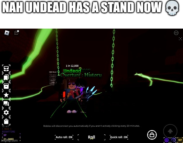 NAH UNDEAD HAS A STAND NOW 💀 | made w/ Imgflip meme maker