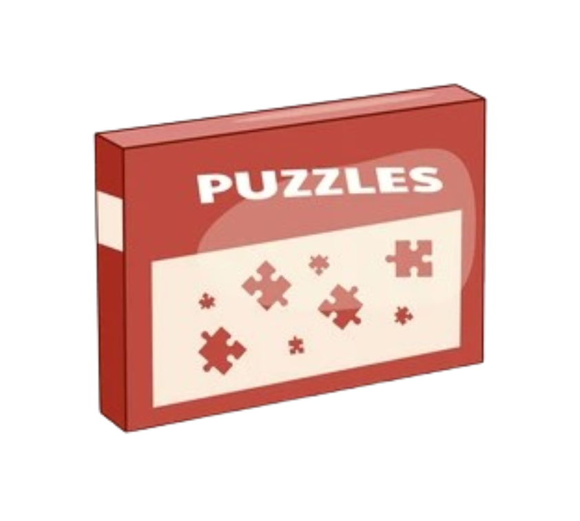 Cartoon Puzzle Box Blank Meme Template