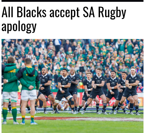 SA Rugby apology Blank Meme Template