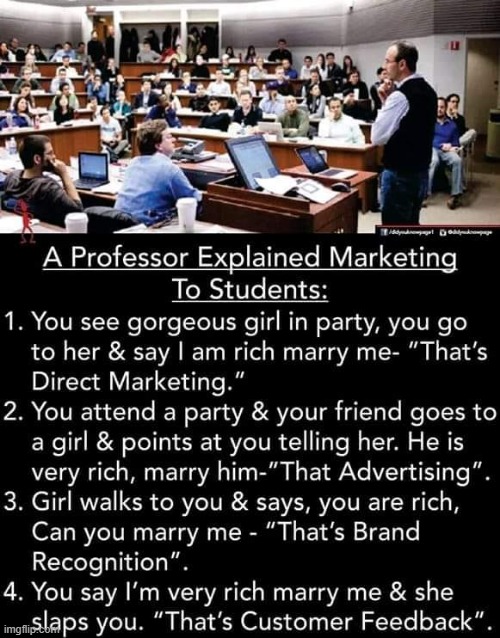 Lecture | image tagged in marketing | made w/ Imgflip meme maker