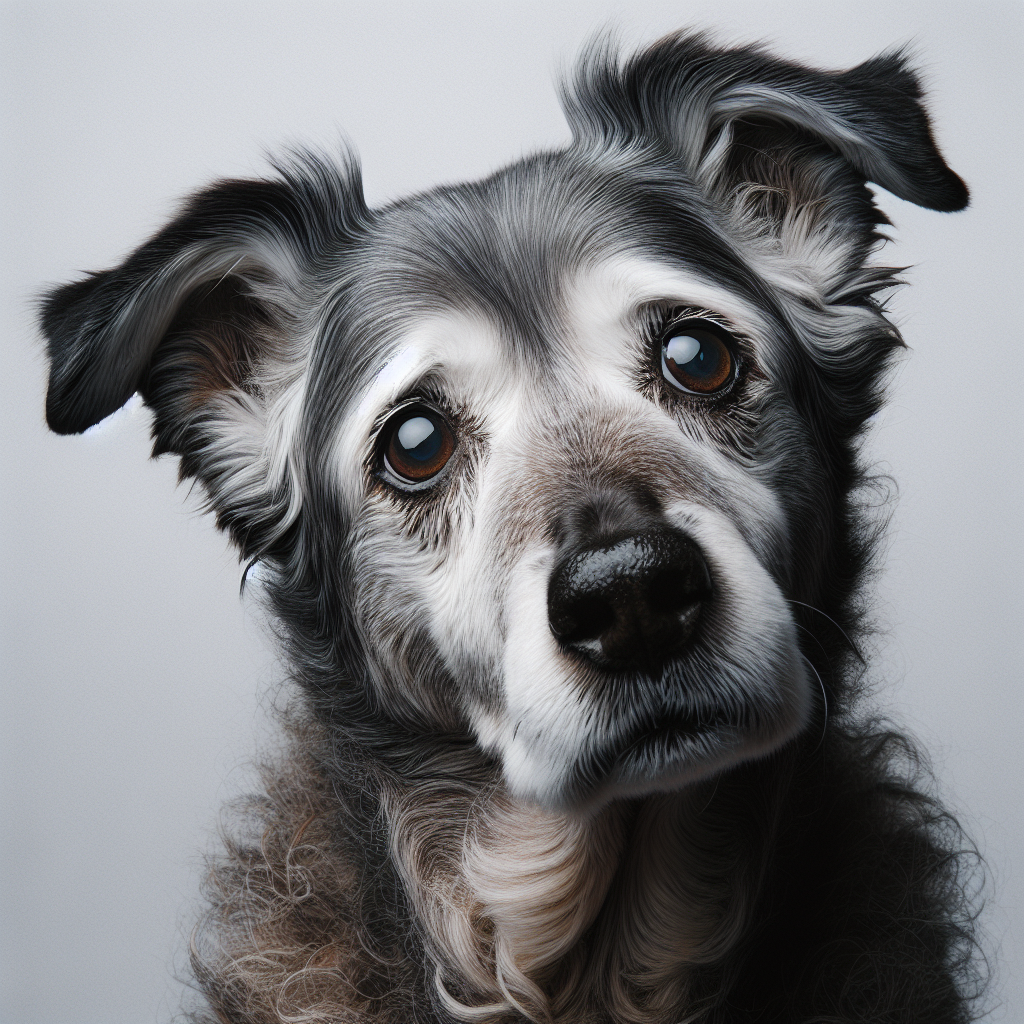 old dog looking confused Blank Meme Template