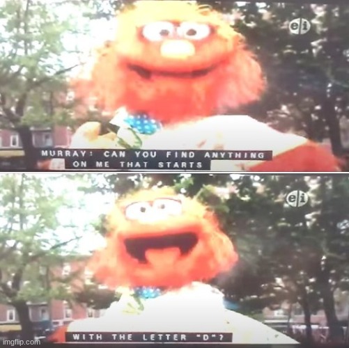 You're probably going to jail, Murray | image tagged in sesame street,muppets,pbs kids,puppets,puppet | made w/ Imgflip meme maker