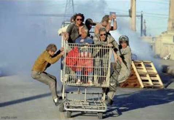 Jackass shopping cart | image tagged in jackass shopping cart | made w/ Imgflip meme maker