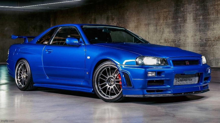 Nissan Skyline R34 | made w/ Imgflip meme maker