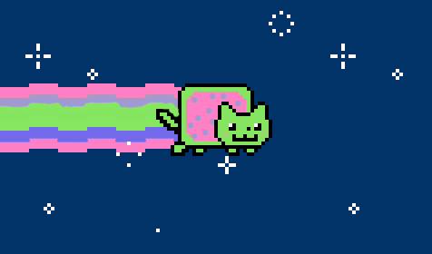 Trisexual Nyan Cat Blank Meme Template