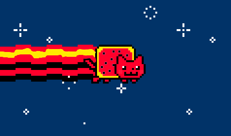 Rubber Nyan Cat Blank Meme Template